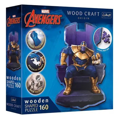 Wood Craft Origin puzzle Thanos na trůnu