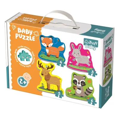 Baby puzzle Zvířata v lese 4v1