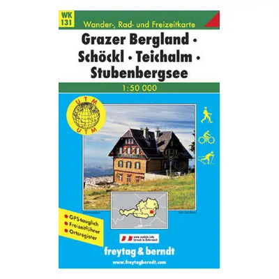 131 Grazer Bergland, Schöckl,Taichalm, Stubenbergsee 1:50 000