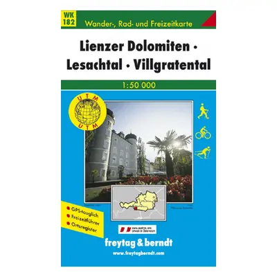 182 Lienzer Dolomiten, Lesachtal, Villgratental 1:50 000