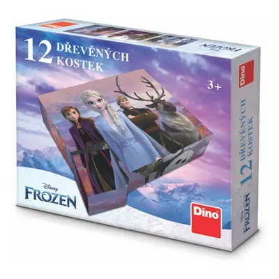 Dřevěné kostky Frozen II