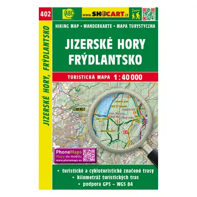 Jizerské hory, Frýdlantsko 1:40 000