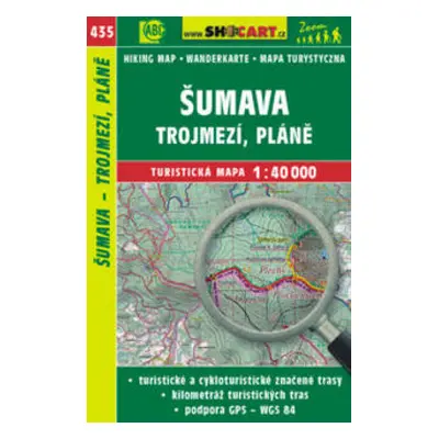 Šumava, Trojmezí, Pláně 1:40 000