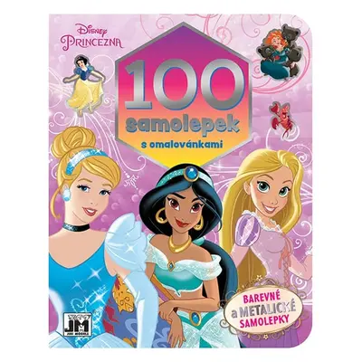 100 samolepek s omalovánkami Disney Princezny