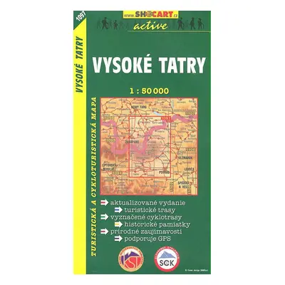 Vysoké Tatry 1:50 000