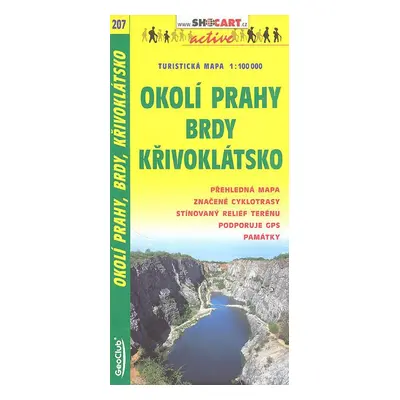 Okolí Prahy, Brdy, Křivoklátsko 1:100 000