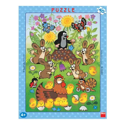 Puzzle 40 Krtek a Velikonoce deskové