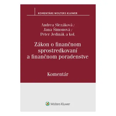 Zákon o finančnom sprostredkovaní a finančnom poradenstve