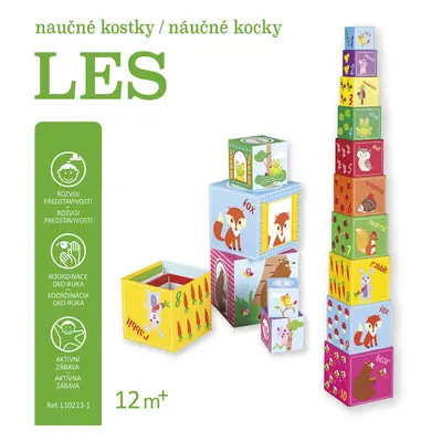 Les naučné kostky/náučné kocky