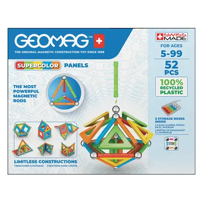 Stavebnice Geomag Supercolor panels 52 pcs