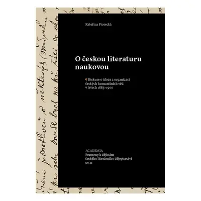 O českou literaturu naukovou