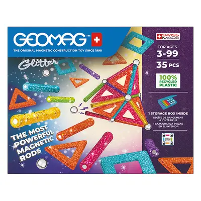 Stavebnice Geomag Glitter 35 pcs