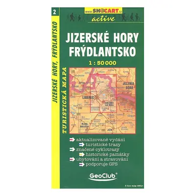 Jizerské hory, Frýdlantsko 1:50 000