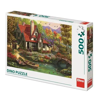 Puzzle 500 Chata u jezera