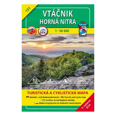 Vtáčnik Horná Nitra 1:50 000