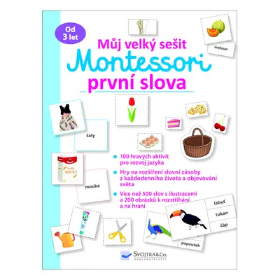 Můj velký sešit Montessori první slova