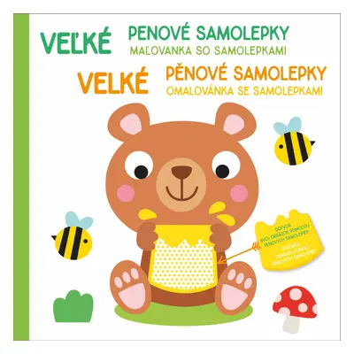 Velké pěnové samolepky Medvídek