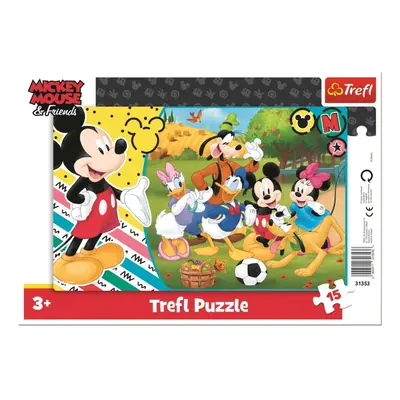 Puzzle Mickey Mouse na venkově