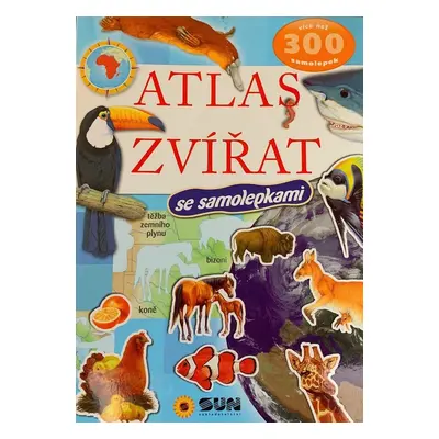 Atlas zvířat se samolepkami