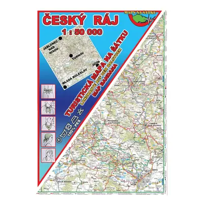 Český Ráj Šátek s mapou