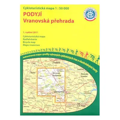 KČTC Podyjí, Vranovská přehrada 1:50 000