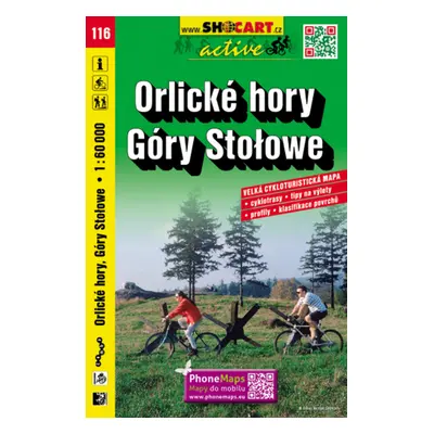 Orlické hory, Góry Stolowe 1:60 000