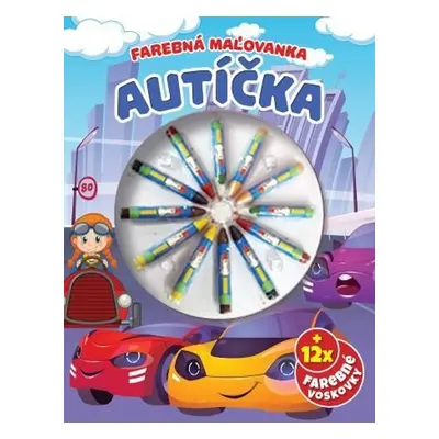 Farebná maľovanka Autíčka