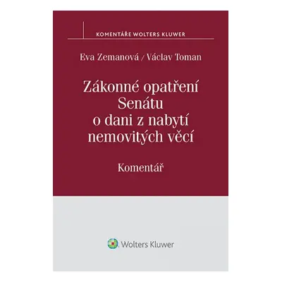 Zákonné opatření Senátu o dani z nabytí nemovitých věcí