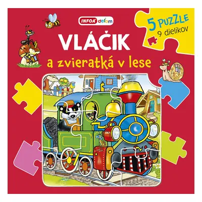 Vláčik a zvieratká v lese