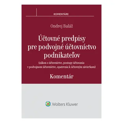 Účtovné predpisy pre podvojné účtovníctvo podnikateľov