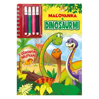 Maľovanka s dinosaurmi