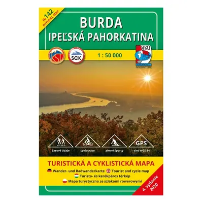 Burda Ipeľská pahorkatina 1:50 000