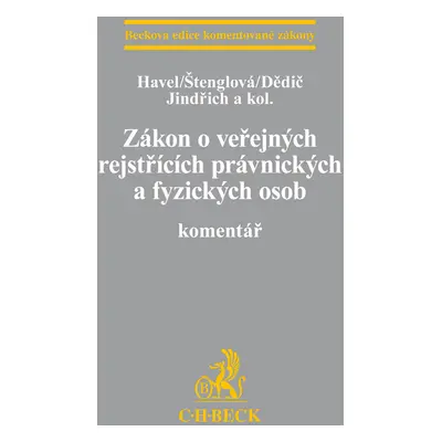 Zákon o veřejných rejstřících právnických a fyzických osob