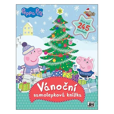 Vánoční samolepková knížka Peppa Pig