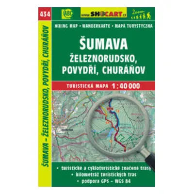 Šumava Železnorudsko, Povydří, Churáňov 1:40 000