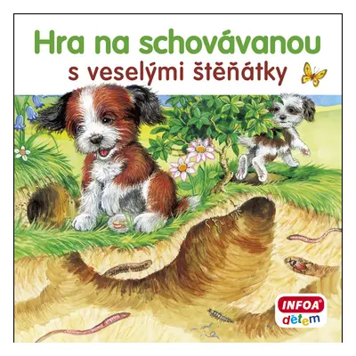 Hra na schovávanou s veselými štěňátky