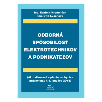 Odborná spôsobilosť elektrotechnikov a podnikateľov