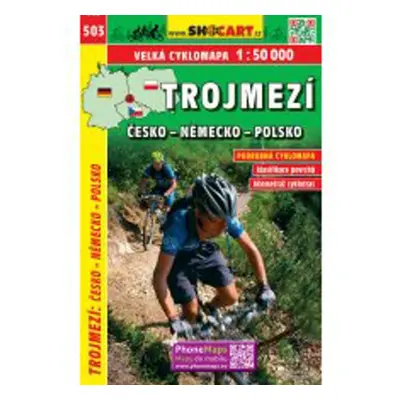 Trojmezí Česko-Německo-Polsko 1: 50 000