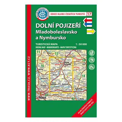 KČT 17 Dolní Pojizeří, Mladoboleslavsko a Nymbursko 1:50 000