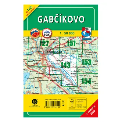 Gabčíkovo 1 : 50 000