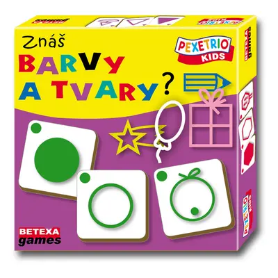 Pexetrio Kids Znáš barvy a tvary?