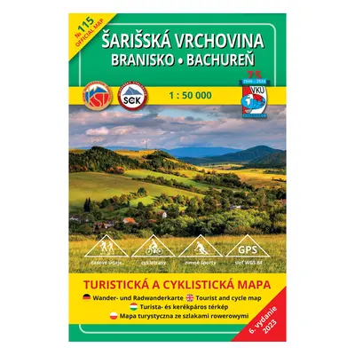 TM 115 Šarišská Vrchovina - Branisko - Bachureň