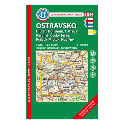 KČT 61-62 Ostravsko 1:50 000