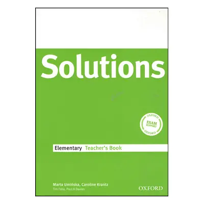 Maturita Solutions Elementary Techer's Book