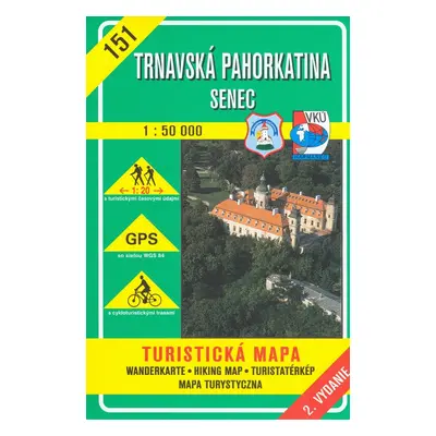 Trnavská pahorkatina Senec 1:50 000