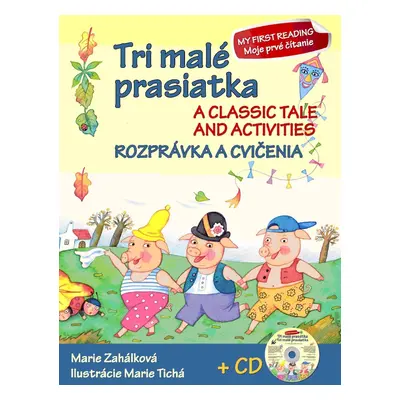 Tri malé prasiatka Rozprávka a cvičenia + CD