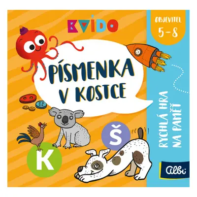 Kvído Písmenka v kostce