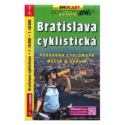 Bratislava cyklistická/cyklomapa 1:18T/1:40T