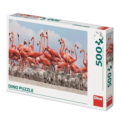 Puzzle 500 Plameňáci