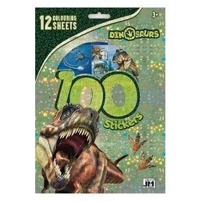 100 samolepek Dino